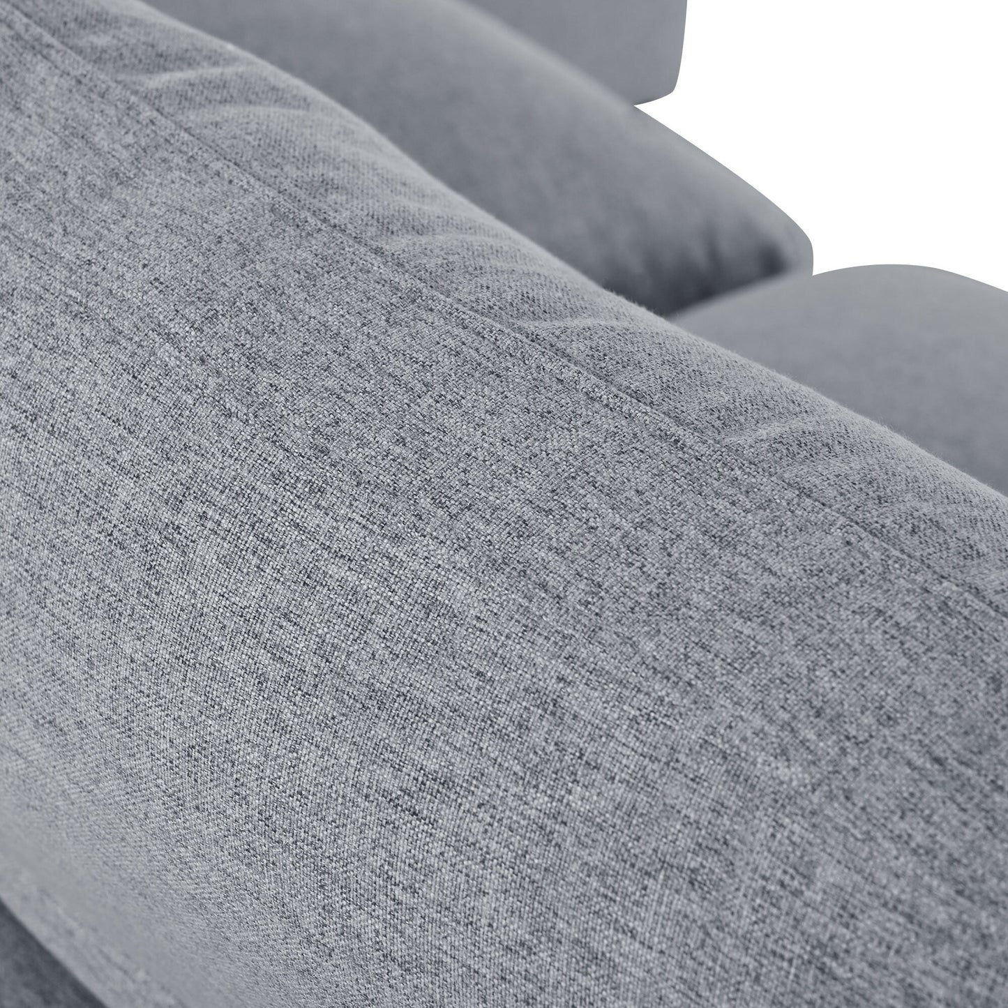 Canapé modulaire moderne en U avec pouf amovible et coussins pour le salon