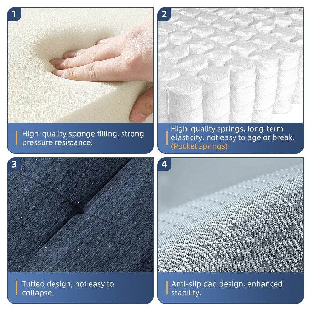 Canapé modulaire moderne surdimensionné en chenille avec coussins et 6 oreillers pour le salon