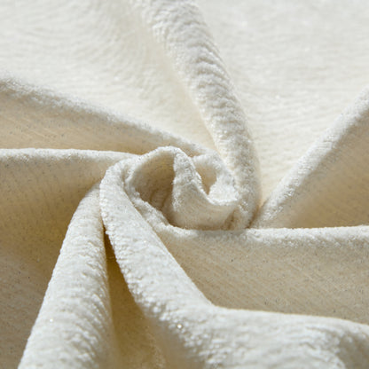 Canapé modulaire capitonné en chenille surdimensionné et moderne avec 2 oreillers et pouf pour le salon