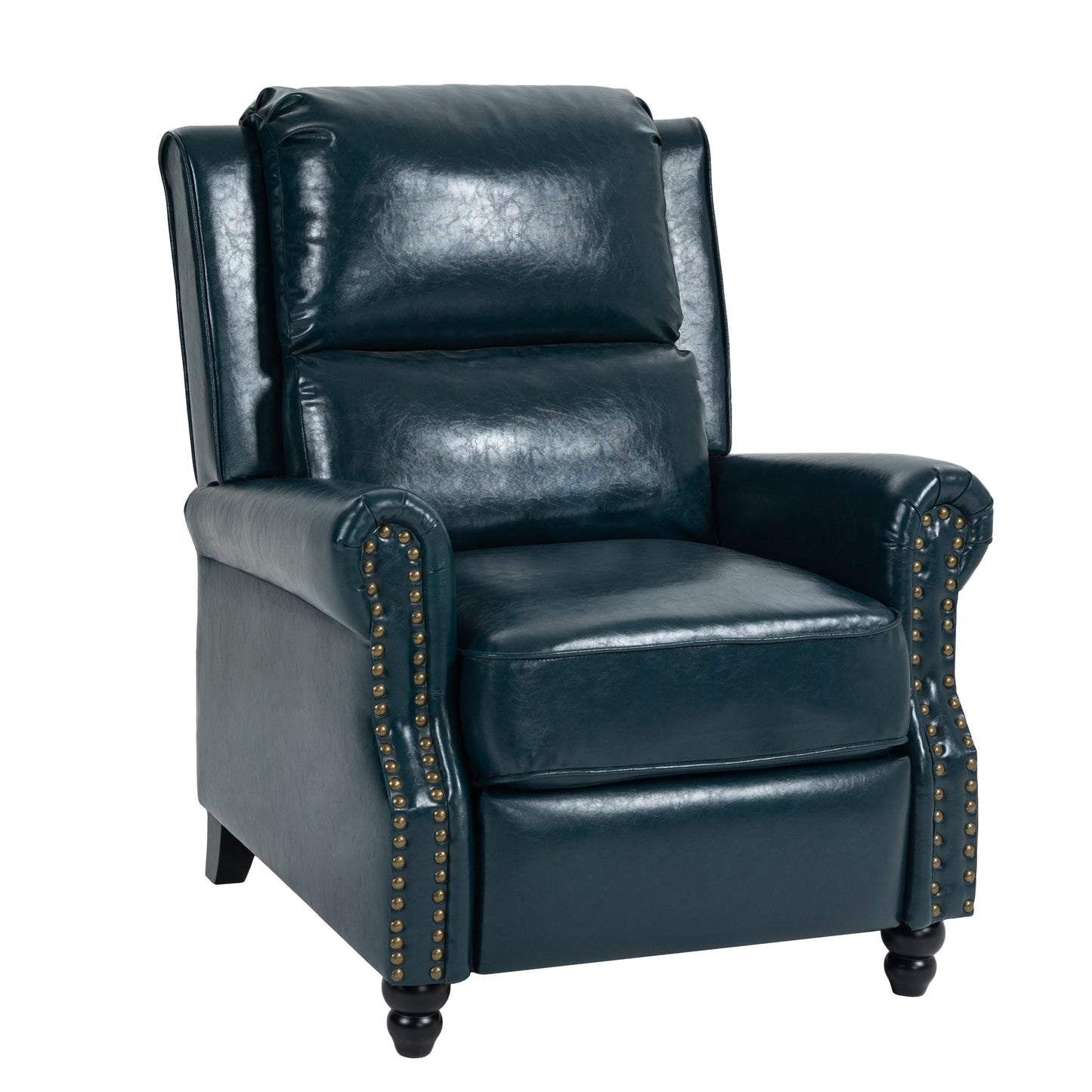 Fauteuil inclinable moderne rembourré en cuir PU