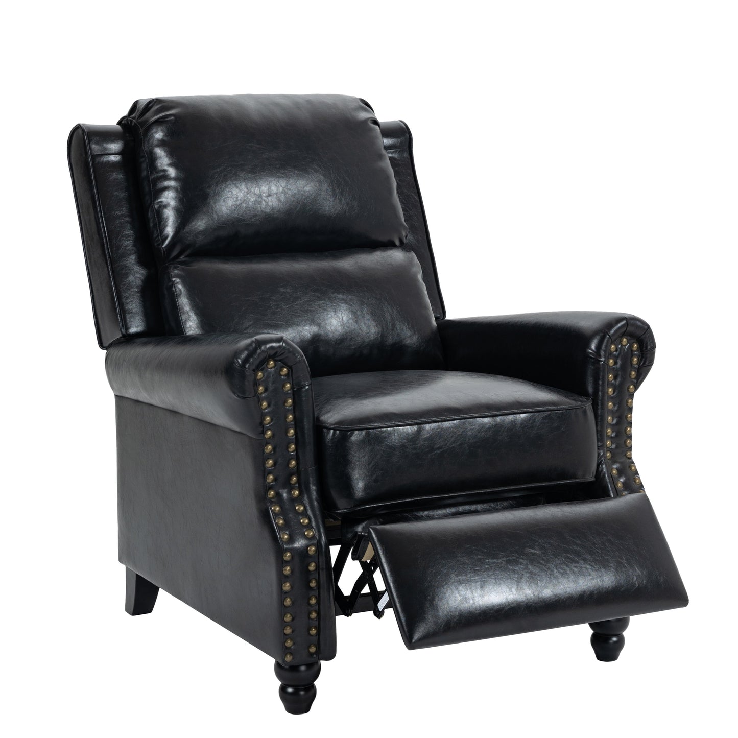 Fauteuil inclinable moderne rembourré en cuir PU