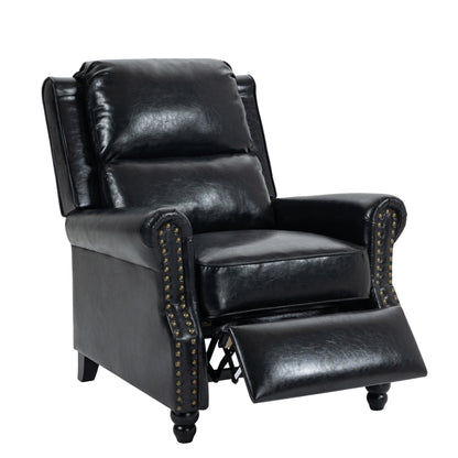 Fauteuil inclinable moderne rembourré en cuir PU