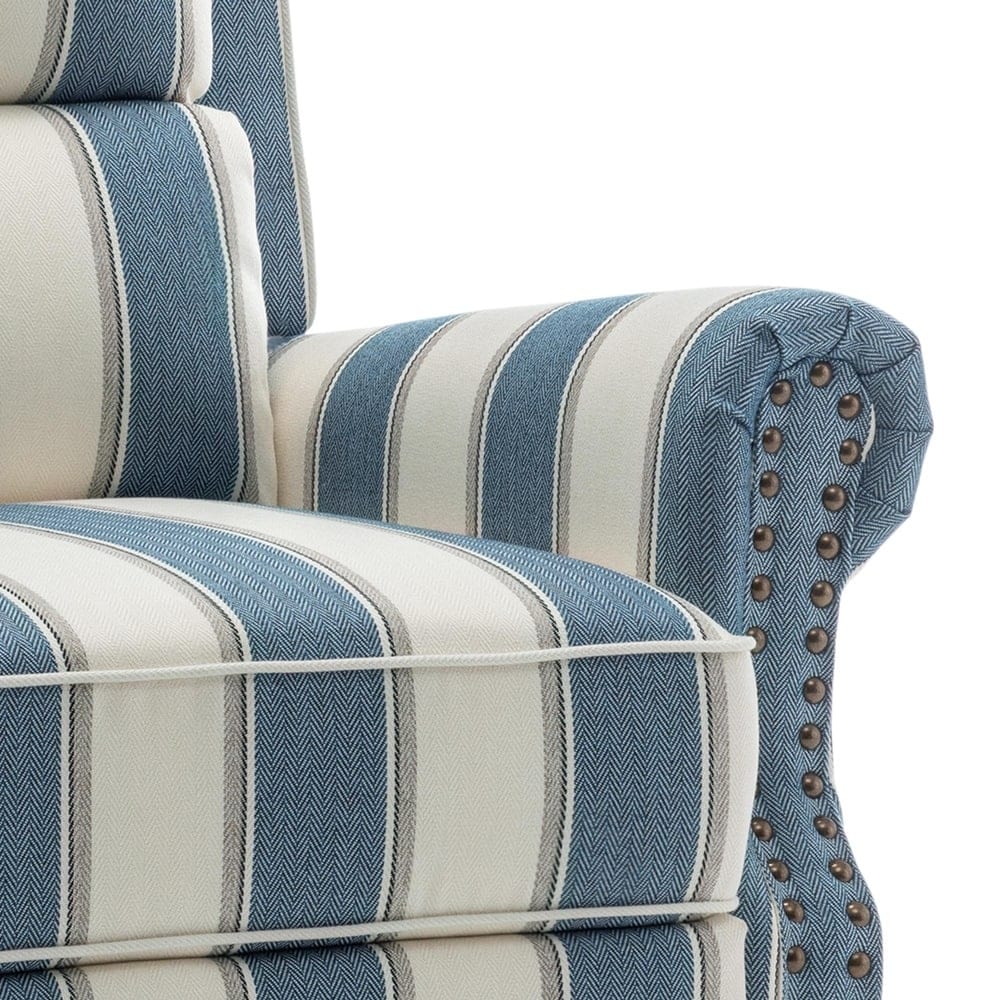 Fauteuil inclinable moderne rembourré en cuir PU