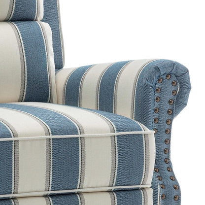 Fauteuil inclinable moderne rembourré en cuir PU