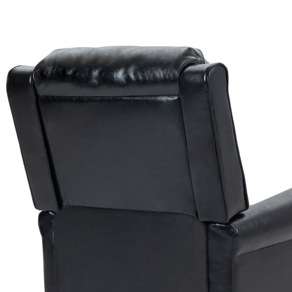Fauteuil inclinable moderne rembourré en cuir PU