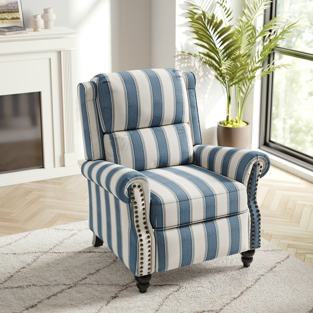 Fauteuil inclinable moderne rembourré en cuir PU