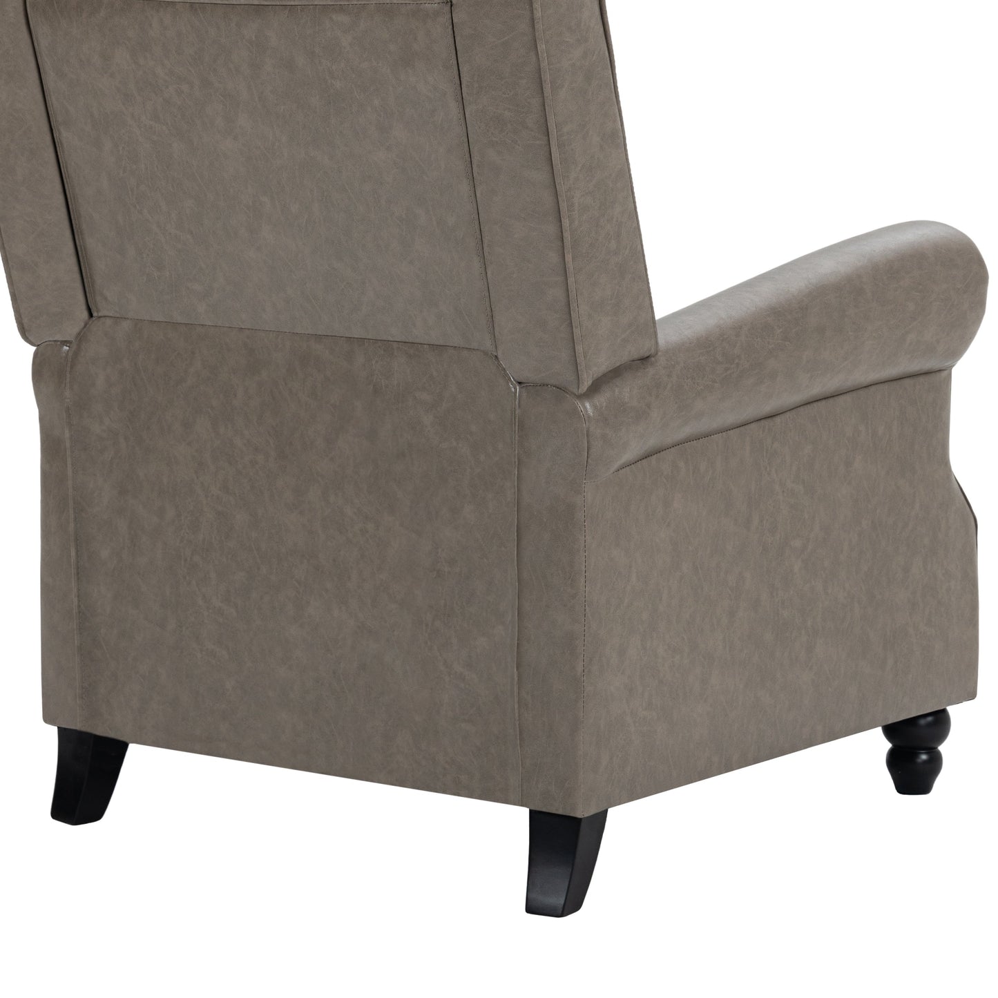 Fauteuil inclinable moderne rembourré en cuir PU