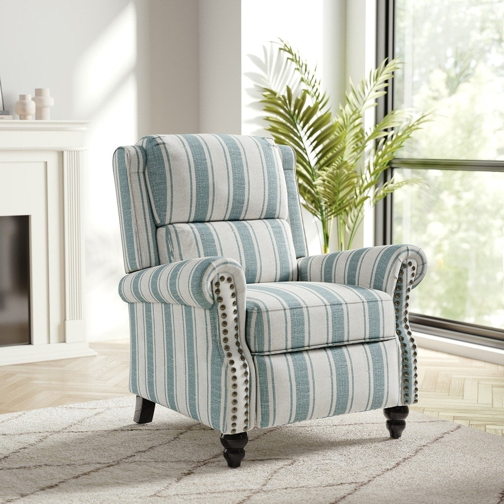 Fauteuil inclinable moderne rembourré en cuir PU