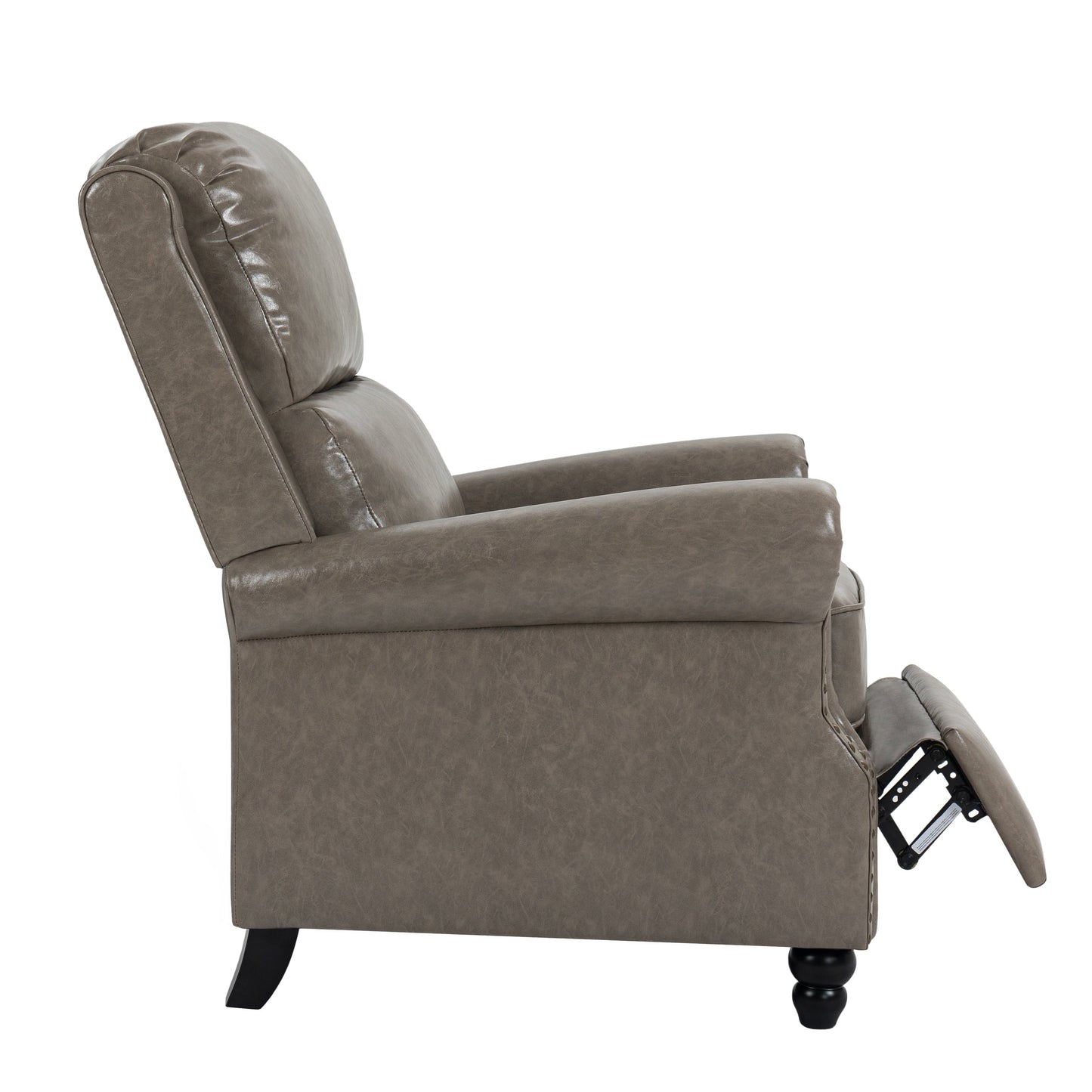 Fauteuil inclinable moderne rembourré en cuir PU