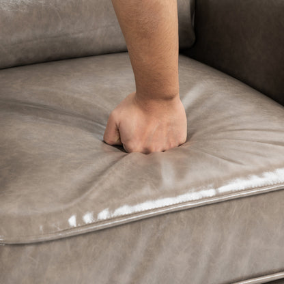 Fauteuil inclinable moderne rembourré en cuir PU