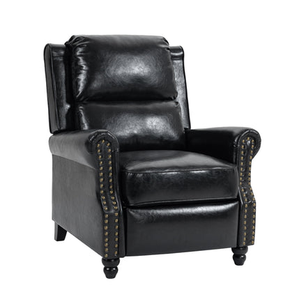 Fauteuil inclinable moderne rembourré en cuir PU