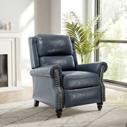 Fauteuil inclinable moderne rembourré en cuir PU