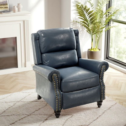 Fauteuil inclinable moderne rembourré en cuir PU
