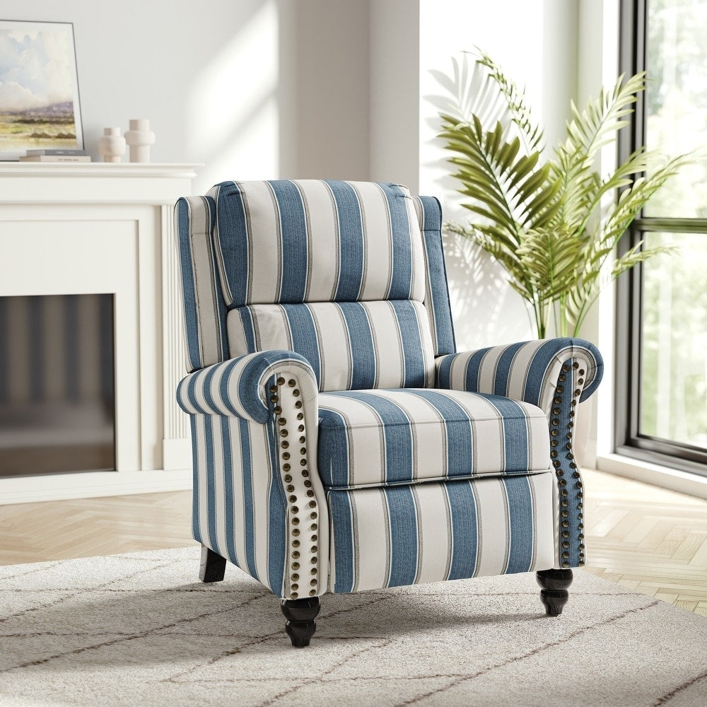 Fauteuil inclinable moderne rembourré en cuir PU