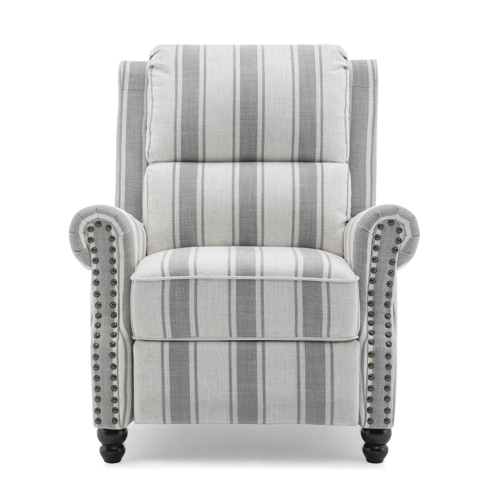 Fauteuil inclinable moderne rembourré en cuir PU