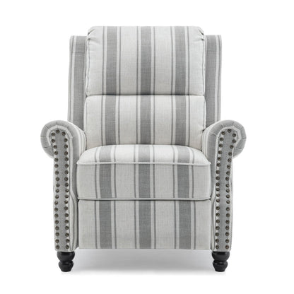 Fauteuil inclinable moderne rembourré en cuir PU