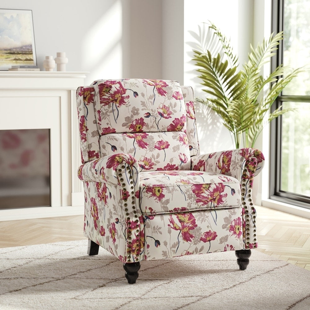 Fauteuil inclinable moderne rembourré en cuir PU