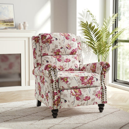 Fauteuil inclinable moderne rembourré en cuir PU