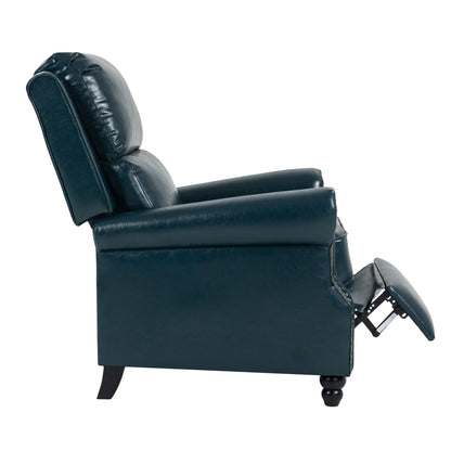 Fauteuil inclinable moderne rembourré en cuir PU