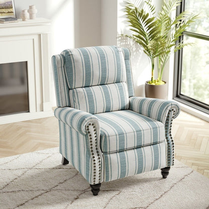 Fauteuil inclinable moderne rembourré en cuir PU