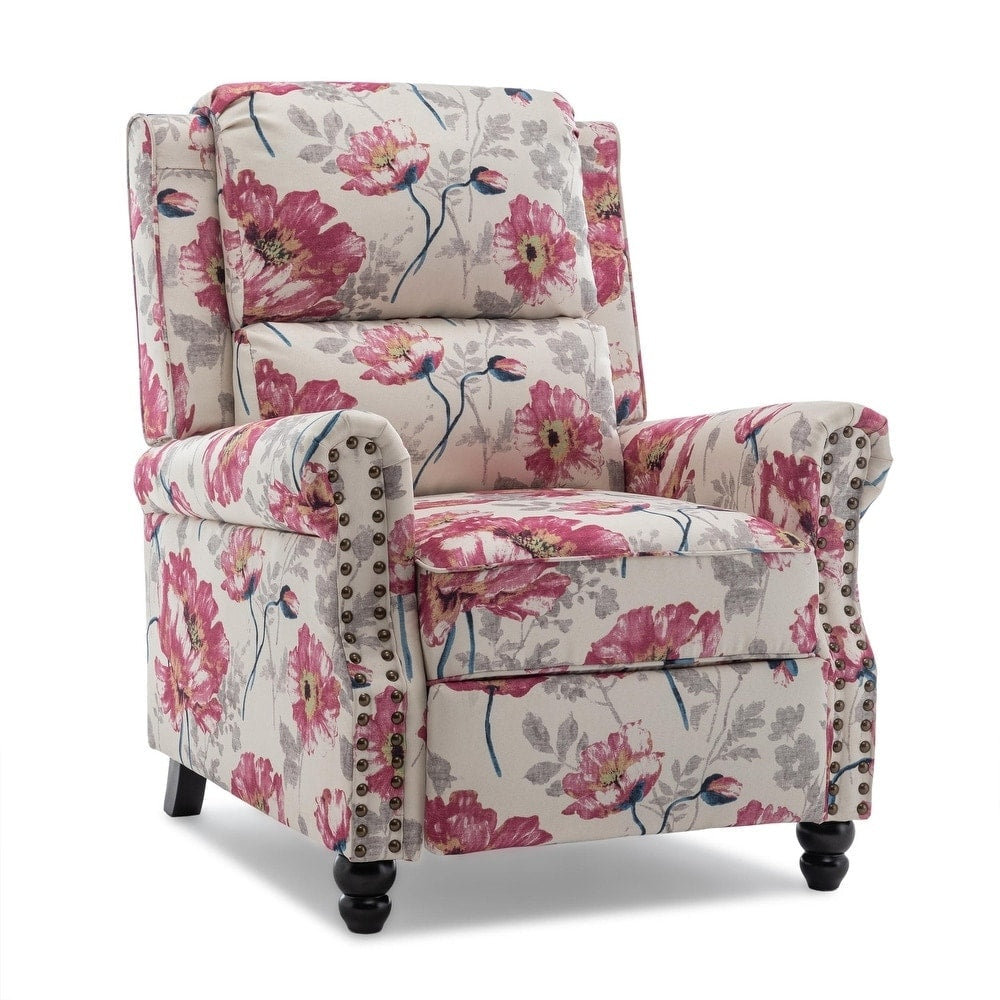 Fauteuil inclinable moderne rembourré en cuir PU