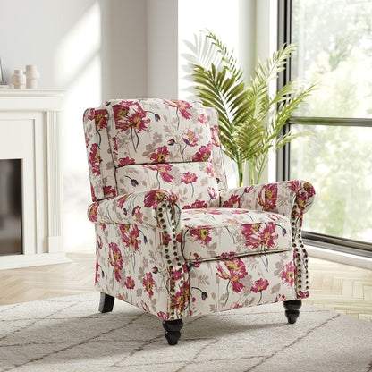 Fauteuil inclinable moderne rembourré en cuir PU