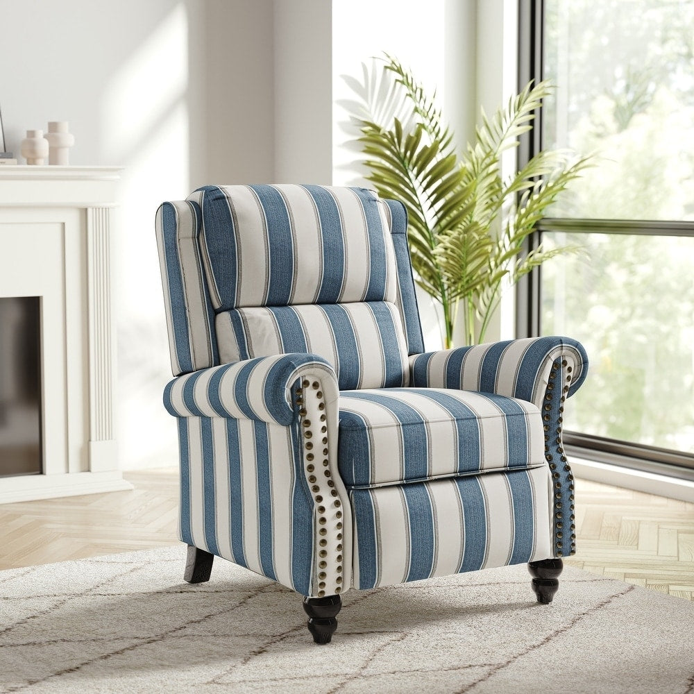 Fauteuil inclinable moderne rembourré en cuir PU