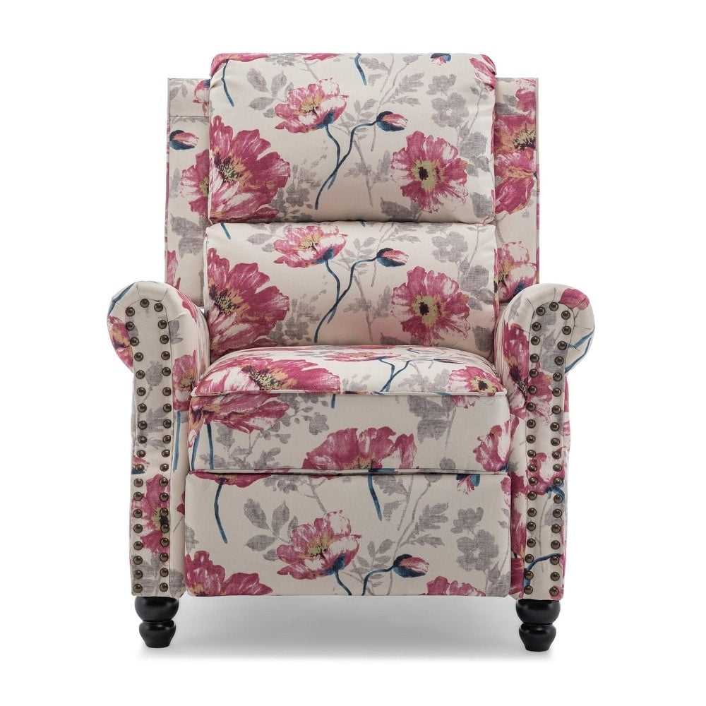 Fauteuil inclinable moderne rembourré en cuir PU