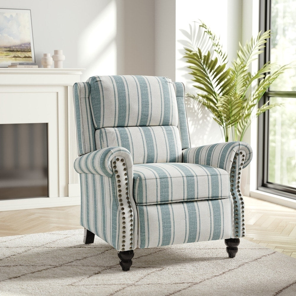 Fauteuil inclinable moderne rembourré en cuir PU