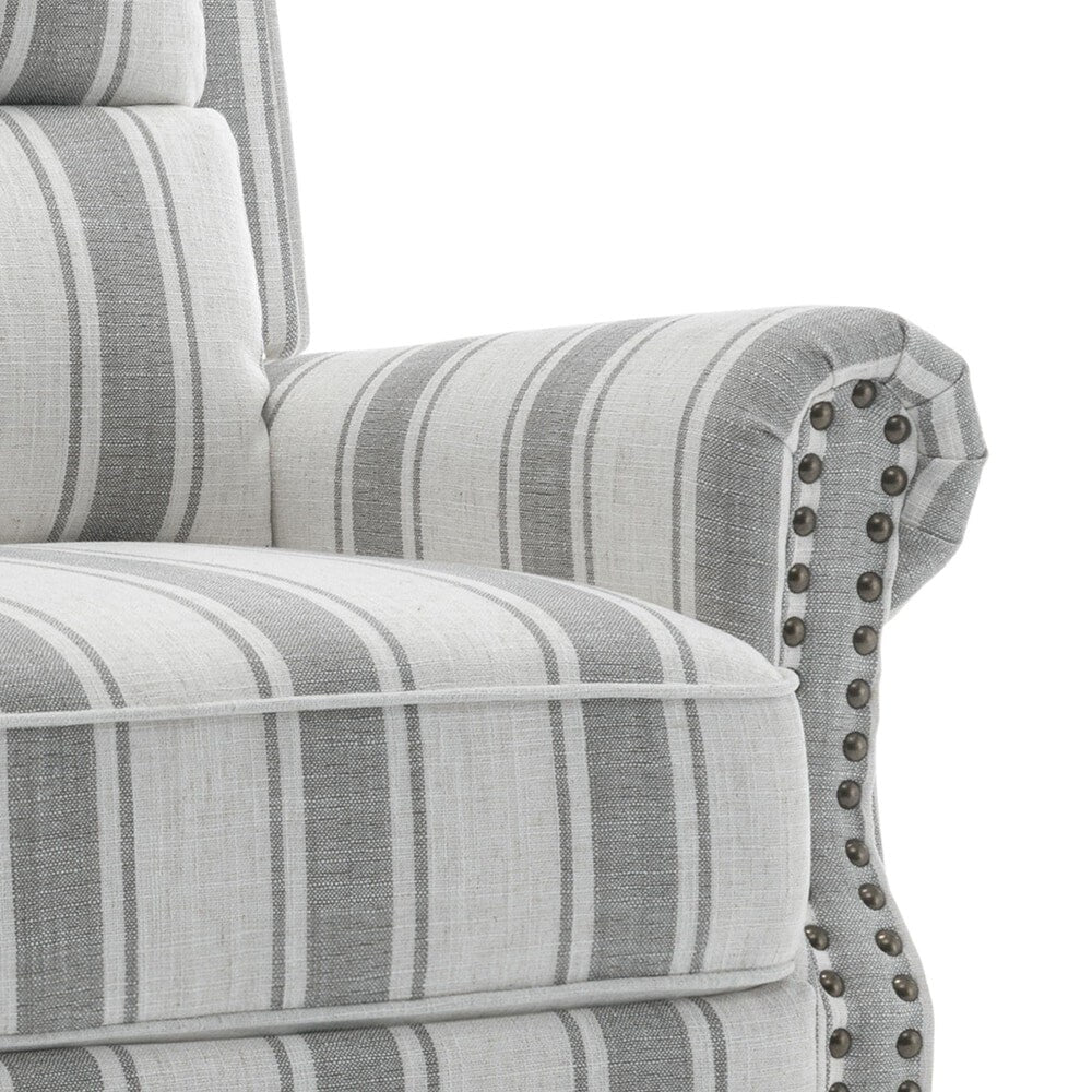 Fauteuil inclinable moderne rembourré en cuir PU