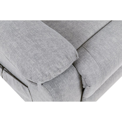 Fauteuil inclinable électrique moderne, canapé chauffant et massant réglable avec rangement latéral, repose-pieds et télécommande