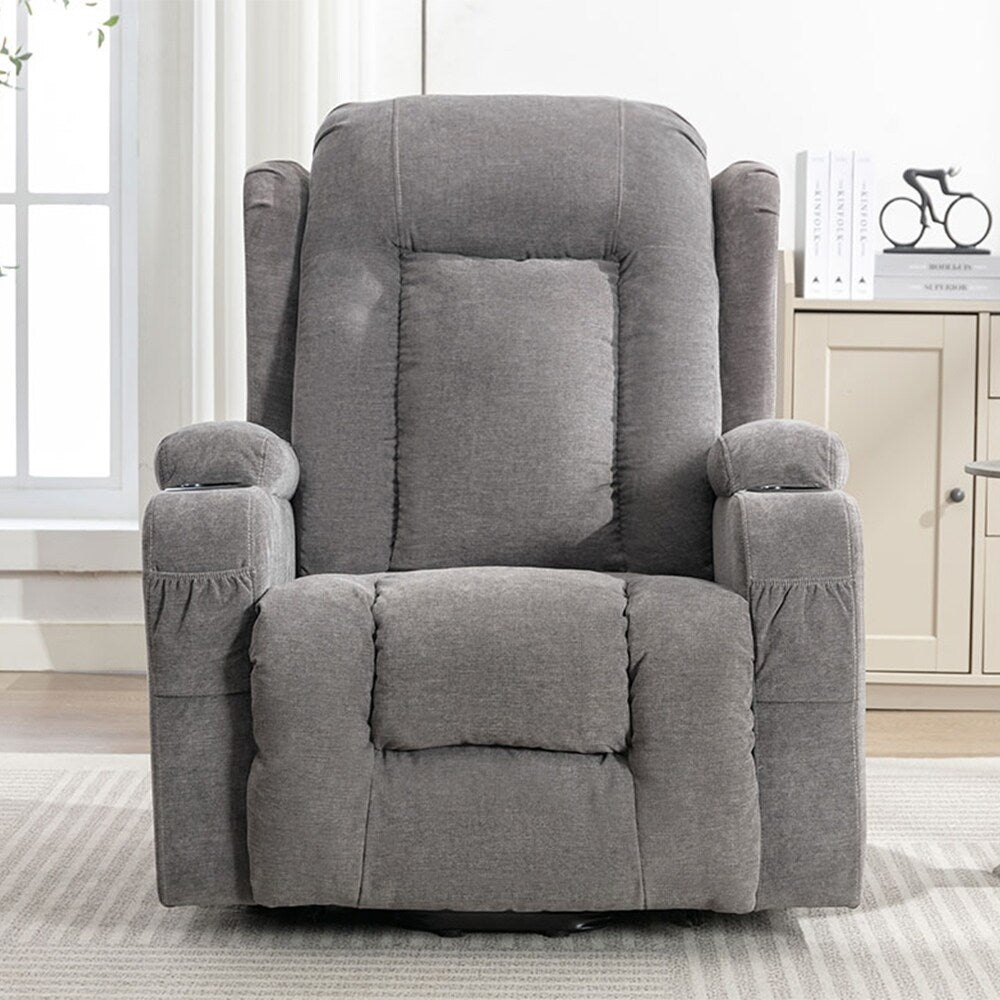 Fauteuil inclinable électrique moderne avec massage thermique et positions infinies