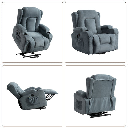Fauteuil inclinable électrique moderne avec massage thermique et positions infinies