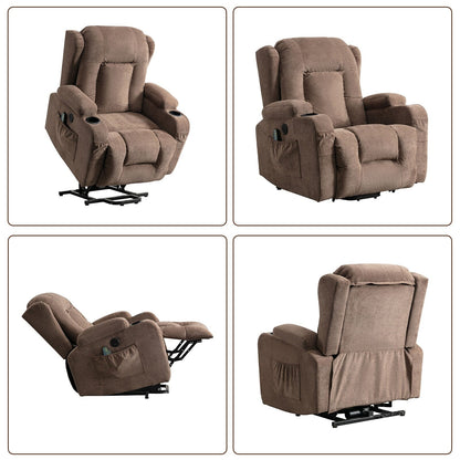 Fauteuil inclinable électrique moderne avec massage thermique et positions infinies
