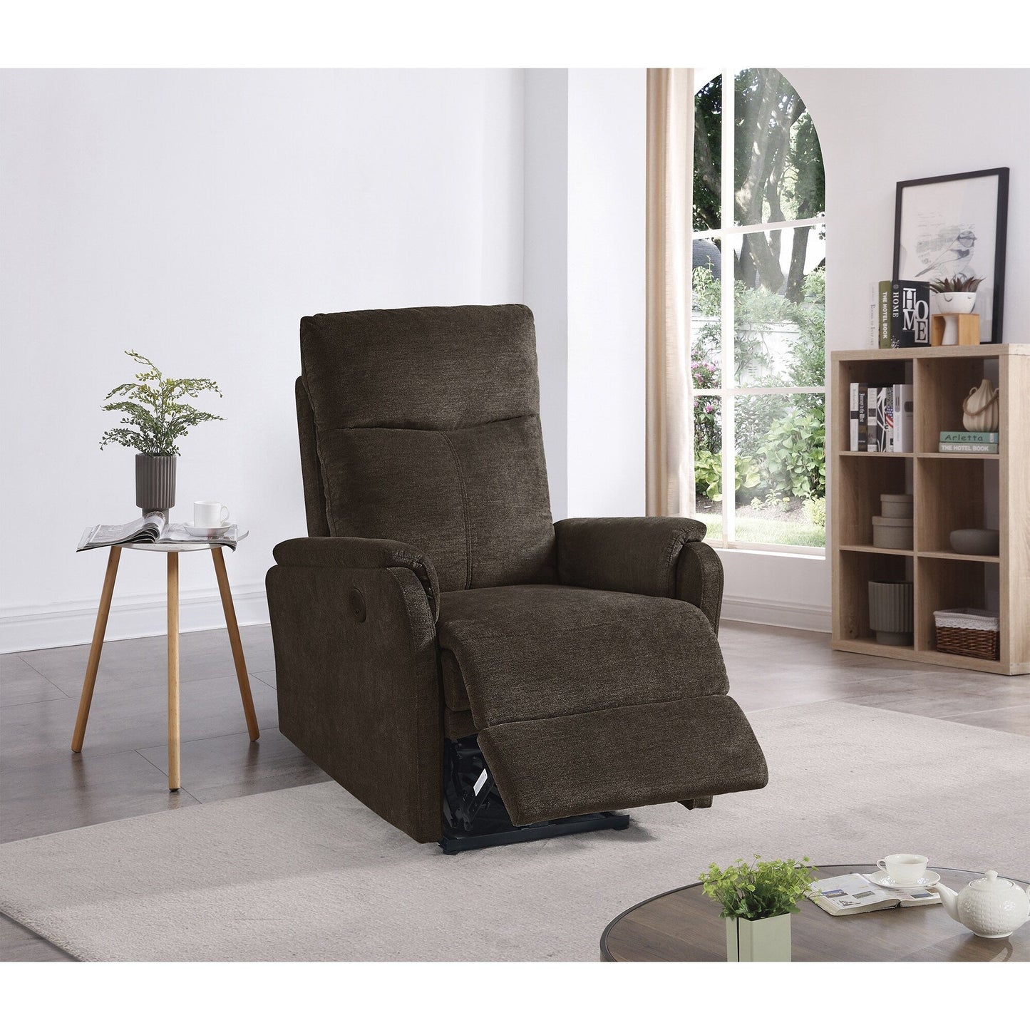 Fauteuil inclinable électrique moderne avec port USB, support complet de la tête et des lombaires