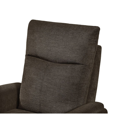 Fauteuil inclinable électrique moderne avec port USB, dossier haut et revêtement facile à nettoyer pour salon ou chambre.