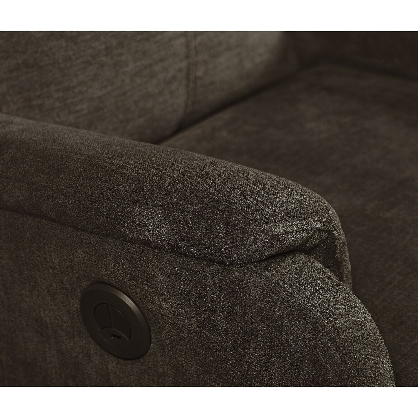 Fauteuil inclinable électrique moderne avec port USB, support complet de la tête et des lombaires, tissu facile à nettoyer