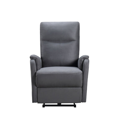 Fauteuil inclinable électrique moderne avec port USB, support complet de la tête et des lombaires, tissu facile à nettoyer