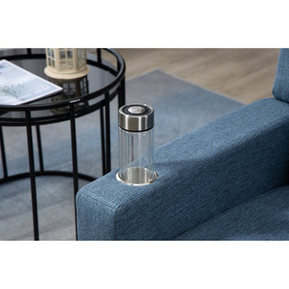 Fauteuil inclinable manuel moderne à dossier bas, siège de cinéma maison, fauteuil de salon à oreilles avec vibrations et chaleur