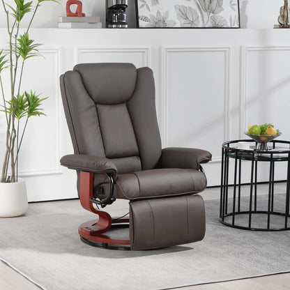 Fauteuil inclinable pivotant moderne pour camping-car avec repose-pieds pour salon