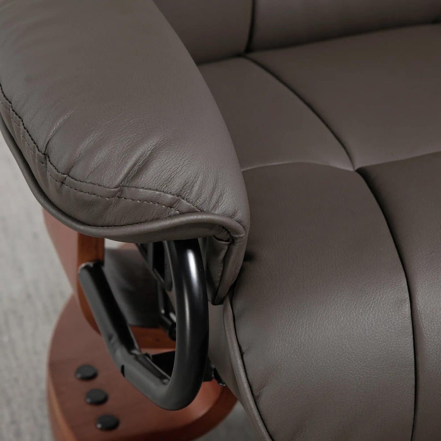 Fauteuil inclinable pivotant moderne pour camping-car avec repose-pieds pour salon