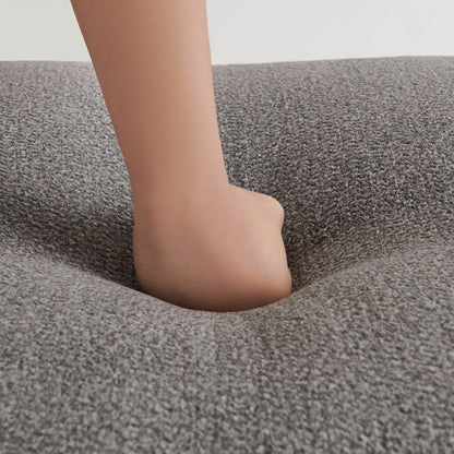 Canapé sectionnel moderne de luxe en velours 4 places avec pouf amovible et oreillers pour salon appartement