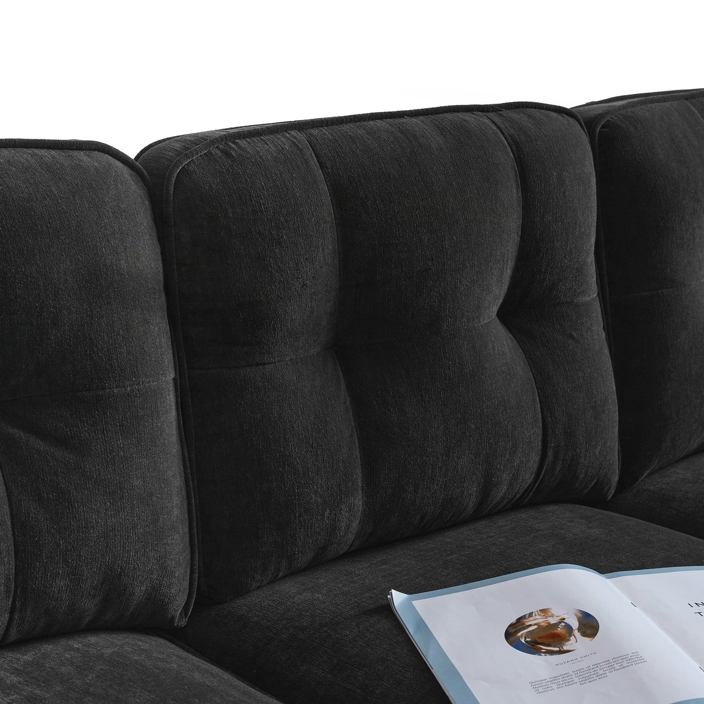 Canapés sectionnels modernes Canapés en velours Canapés en forme de L