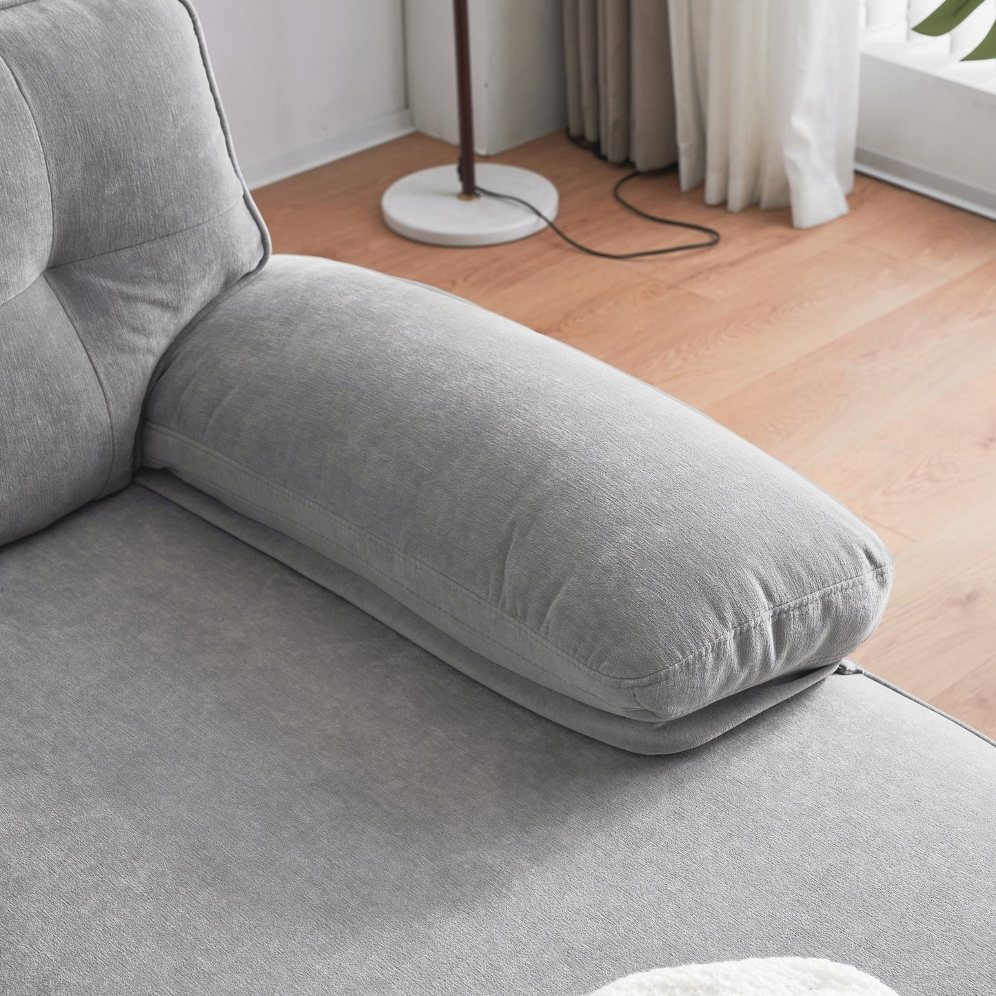 Canapés sectionnels modernes Canapés en velours Canapés en forme de L