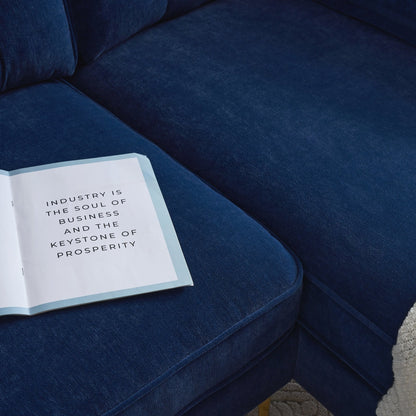 Canapés sectionnels modernes Canapés en velours Canapés en forme de L