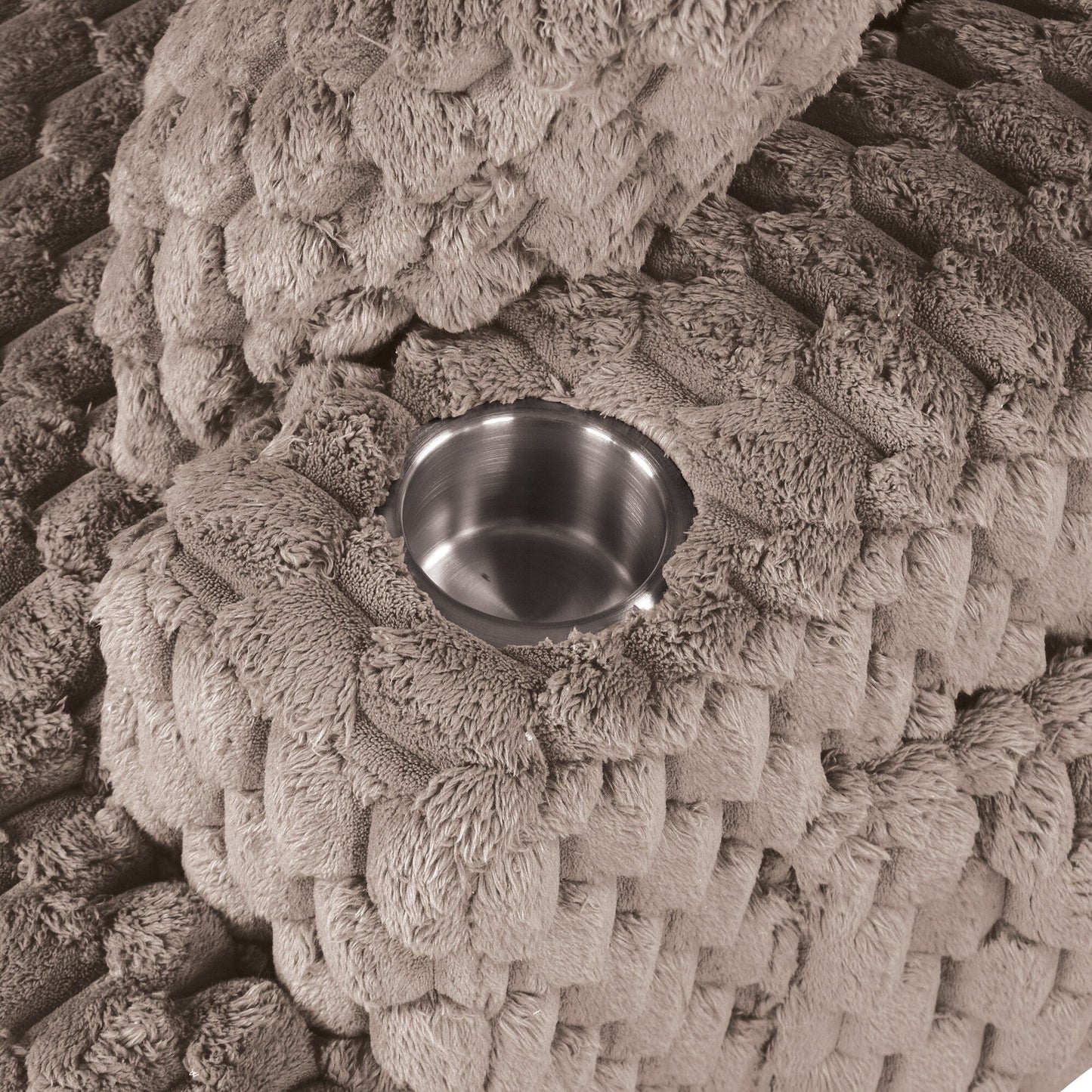 Canapé-lit d'intérieur moderne et doux avec coussins