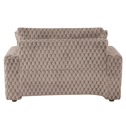 Canapé-lit d'intérieur moderne et doux avec coussins