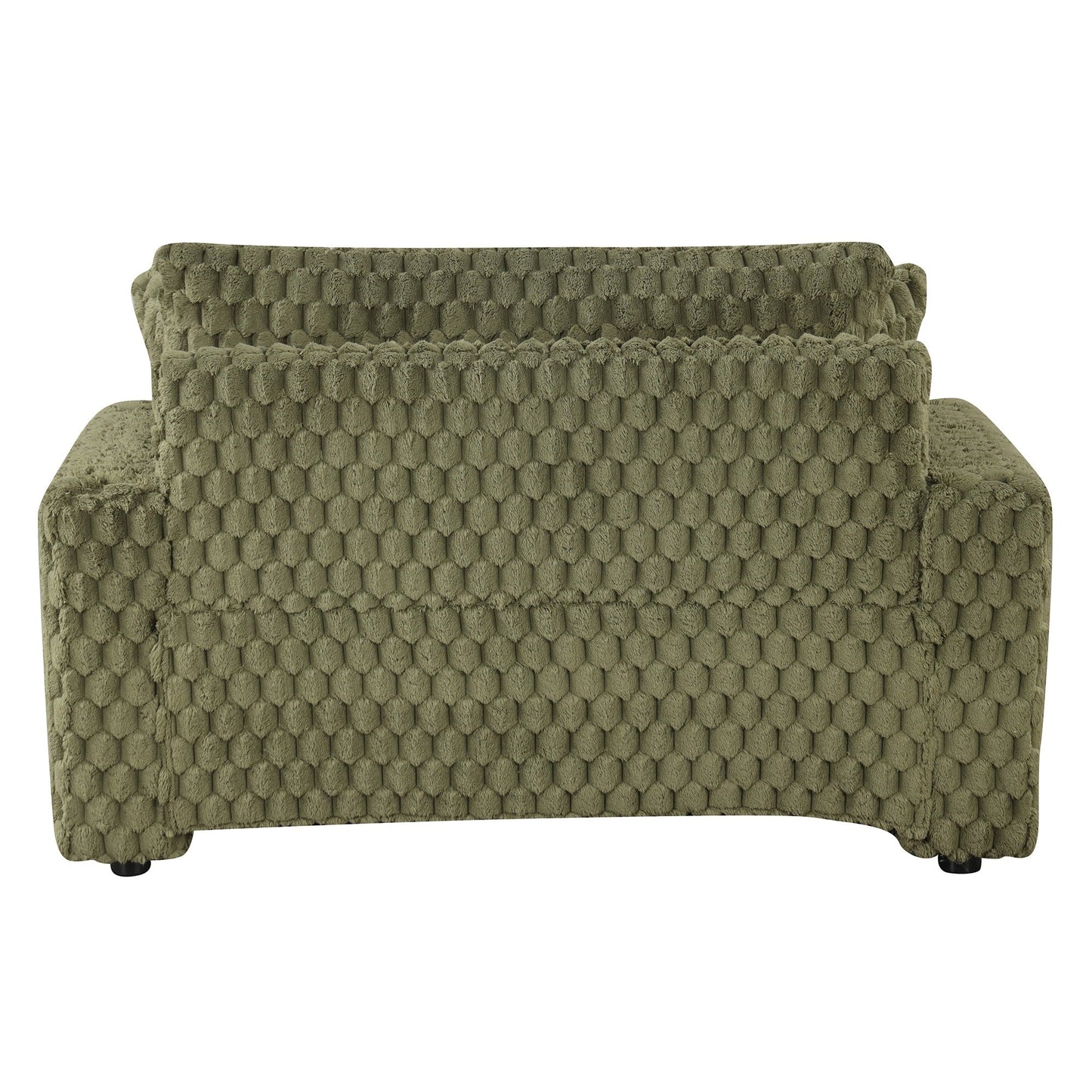 Canapé-lit d'intérieur moderne et doux avec coussins