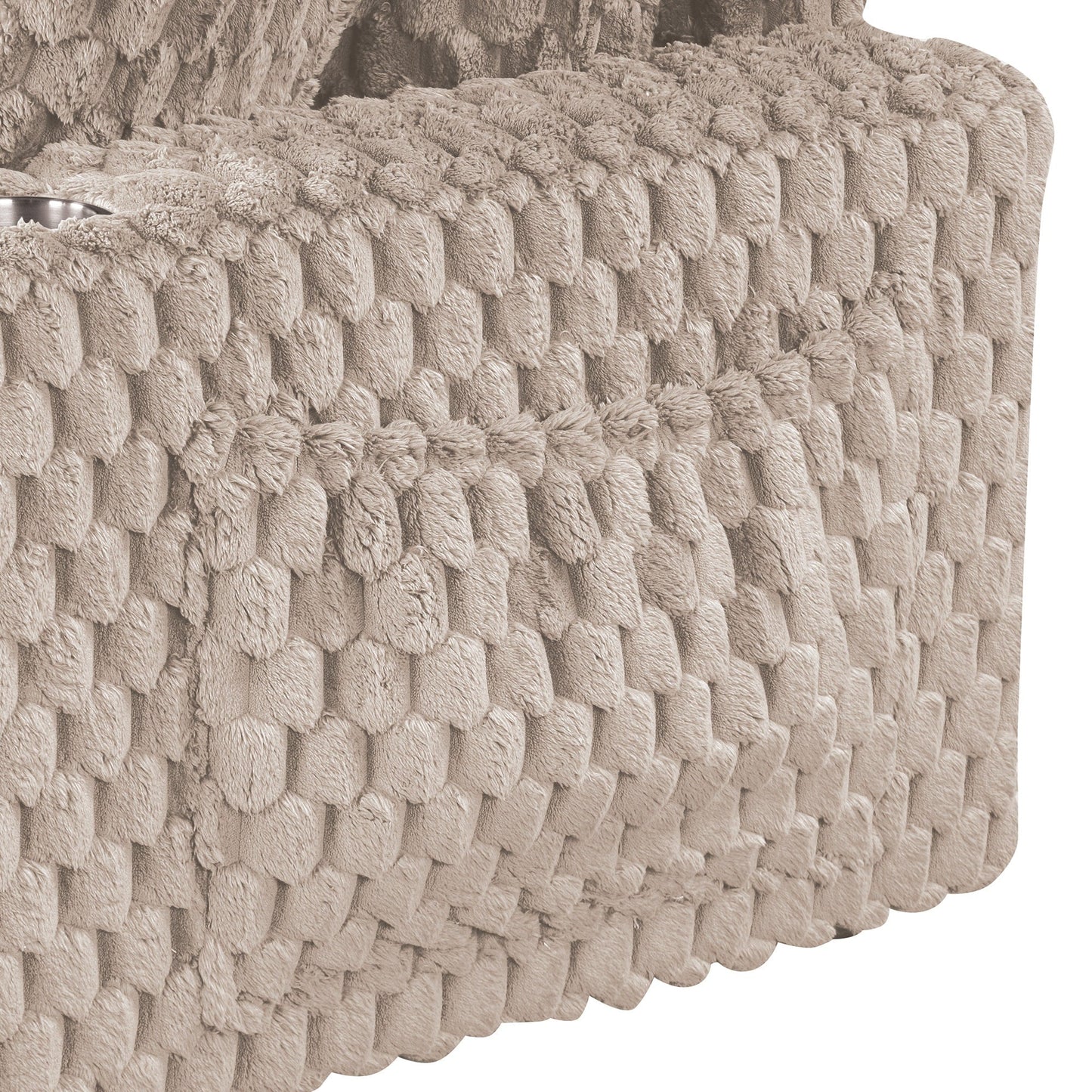 Canapé-lit d'intérieur moderne et doux avec coussins