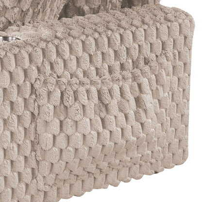 Canapé-lit d'intérieur moderne et doux avec coussins